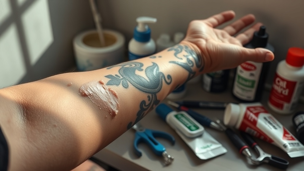 טעויות נפוצות בטיפול בקעקוע עם משחה